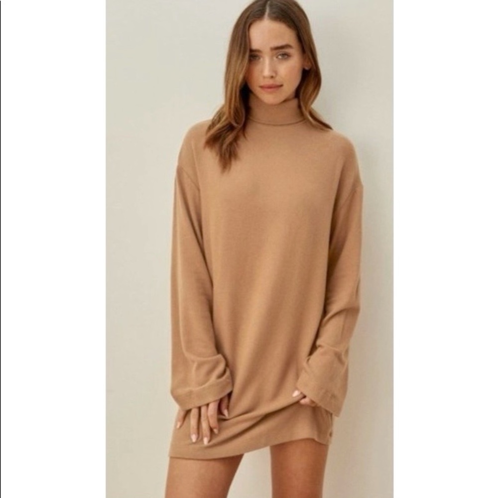 Reformation Aspen Dress (butterscotch)